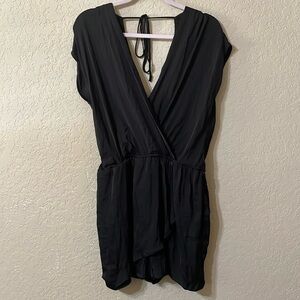 NWT Impressions Black Romper - L